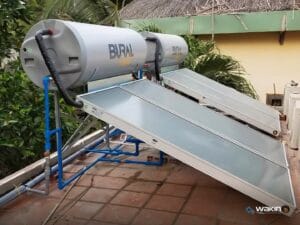 Máy nước nóng năng lượng mặt trời Bural tấm phẳng tại Sunshine Resort Phan Thiết do Wakin lắp đặt